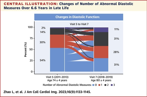 Longitudinal Changes in Left Ventricular Diastolic Function in Late Life: The ARIC Study
