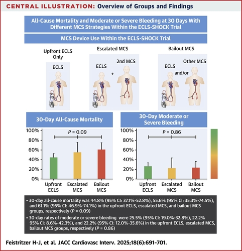 Different Mechanical Circulatory Support Strategies for Infarct-Related Cardiogenic Shock: A Subanalysis of the ECLS-SHOCK Trial